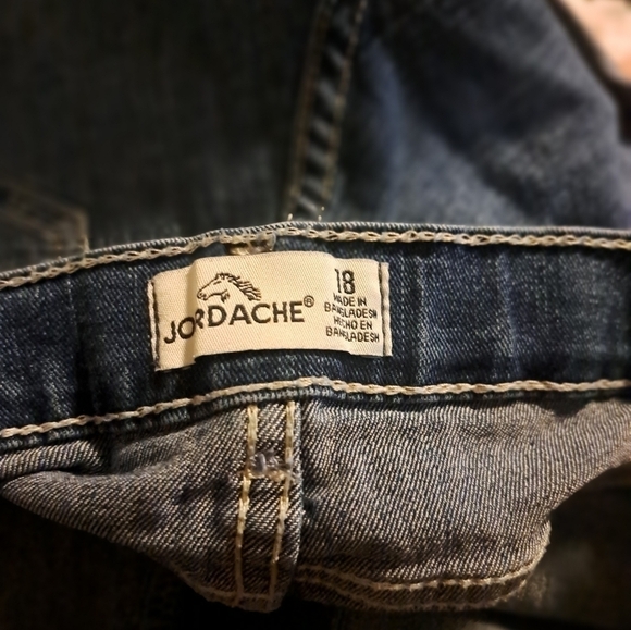 Jordache denim jeans size girls 18 - Picture 5 of 5